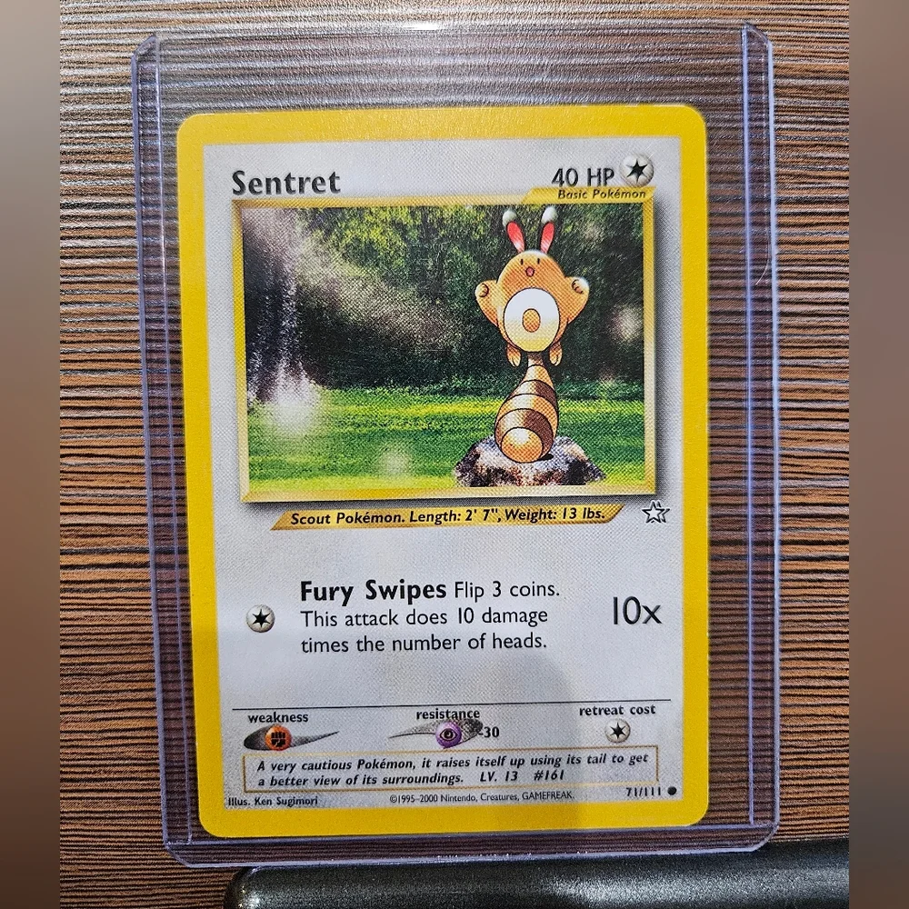 Pokemon Sentret 71/111 Neo Genesis Trading Card